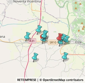 Mappa Via Antonio Gramsci, 35045 Ospedaletto Euganeo PD, Italia (2.62091)