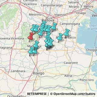 Mappa Via Santa Maddalena di Canossa, 35026 Conselve PD, Italia (9.162)