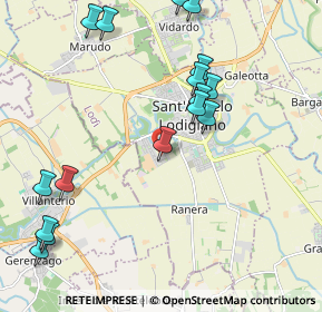 Mappa Via Madre Teresa di Calcutta, 26853 Sant'Angelo Lodigiano LO, Italia (2.435)