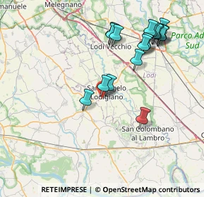 Mappa Via Madre Teresa di Calcutta, 26853 Sant'Angelo Lodigiano LO, Italia (8.48421)
