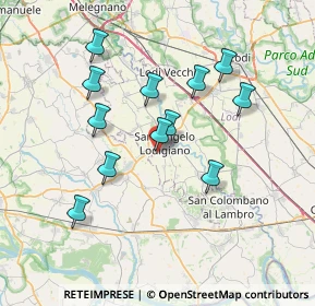Mappa Via Madre Teresa di Calcutta, 26853 Sant'Angelo Lodigiano LO, Italia (6.6575)