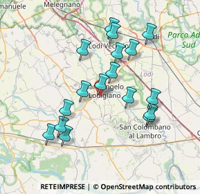 Mappa Via Madre Teresa di Calcutta, 26853 Sant'Angelo Lodigiano LO, Italia (7.05)