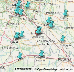 Mappa 26853 Sant'Angelo Lodigiano LO, Italia (17.3015)