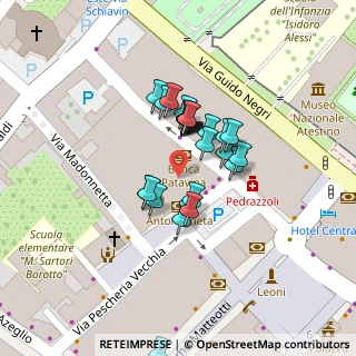 Mappa Piazza Trieste, 35042 Este PD, Italia (0.008)
