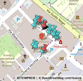 Mappa Piazza Trieste, 35042 Este PD, Italia (0.008)