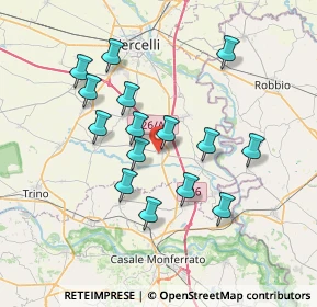 Mappa Via Vittorio Veneto, 13010 Stroppiana VC, Italia (6.56933)