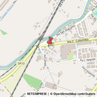 Mappa Via Cristoforo Colombo, 83/D, 35043 Monselice, Padova (Veneto)
