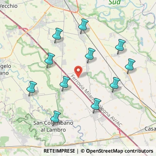Mappa Cascina Bordonazza, 26812 Borghetto Lodigiano LO, Italia (4.36636)