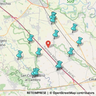 Mappa Cascina Bordonazza, 26812 Borghetto Lodigiano LO, Italia (4.48643)