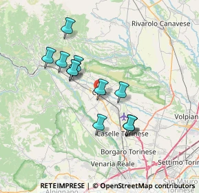 Mappa 10073 Ciriè TO, Italia (6.28667)