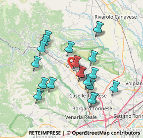 Mappa 10073 Ciriè TO, Italia (6.783)