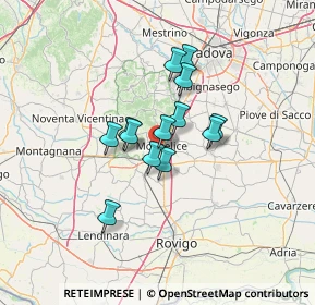 Mappa Centro Commerciale Airone, 35043 Monselice PD, Italia (9.19923)