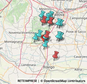 Mappa Centro Commerciale Airone, 35043 Monselice PD, Italia (10.156)