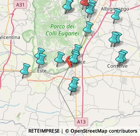 Mappa Centro Commerciale Airone, 35043 Monselice PD, Italia (8.3985)
