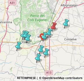 Mappa Centro Commerciale Airone, 35043 Monselice PD, Italia (6.14364)
