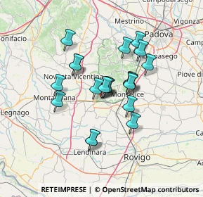 Mappa Via Calle della Musica, 35042 Este PD, Italia (10.748)