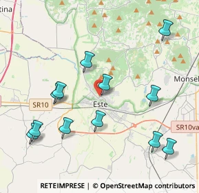 Mappa Via Vigo di Torre, 35042 Este PD, Italia (4.45417)