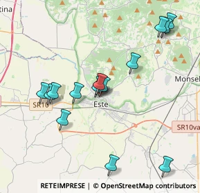 Mappa Via Vigo di Torre, 35042 Este PD, Italia (3.81933)