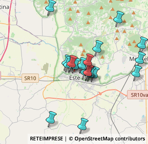 Mappa Via Vigo di Torre, 35042 Este PD, Italia (3.106)