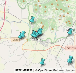 Mappa Via Vigo di Torre, 35042 Este PD, Italia (3.40769)