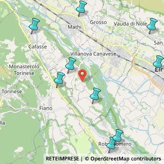 Mappa Strada Salvinot, 10070 Villanova Canavese TO, Italia (3.27364)