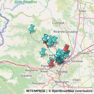 Mappa Strada Salvinot, 10070 Villanova Canavese TO, Italia (11.2165)
