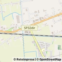 Map Megliadino San Fidenzio