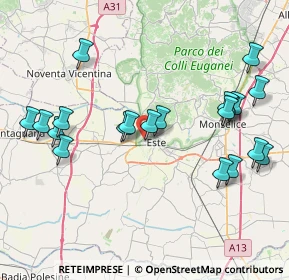 Mappa Via Pilastro, 35042 Este PD, Italia (8.7355)