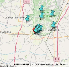 Mappa Via Pilastro, 35042 Este PD, Italia (4.57917)