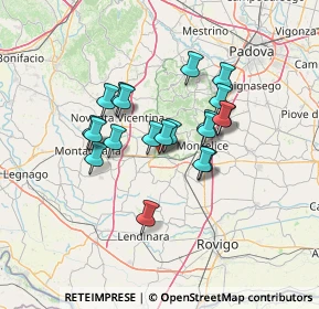 Mappa Via Pilastro, 35042 Este PD, Italia (10.4255)