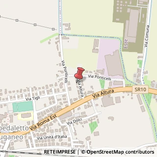 Mappa Via Altura, 19, 35045 Ospedaletto Euganeo, Padova (Veneto)