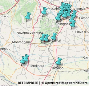 Mappa Via Ezio Franceschini, 35042 Este PD, Italia (18.7335)
