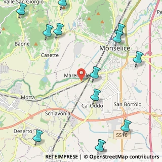 Mappa Strada Regionale, 35043 Monselice PD, Italia (3.11692)