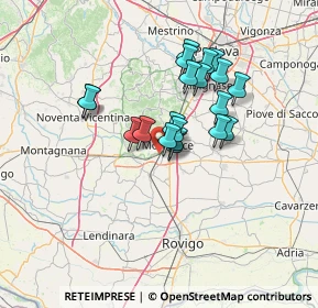 Mappa Strada Regionale, 35043 Monselice PD, Italia (10.554)