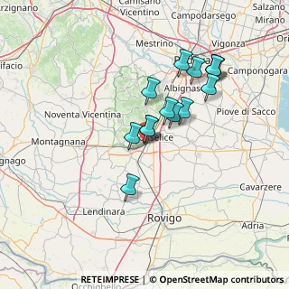 Mappa Strada Regionale, 35043 Monselice PD, Italia (11.97071)