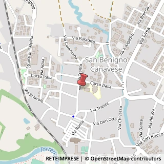 Mappa Via Trento, 40, 10080 San Benigno Canavese, Torino (Piemonte)