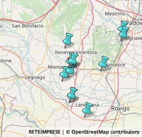Mappa Via Pasquale Longo, 35046 Megliadino San Fidenzio PD, Italia (12.61909)