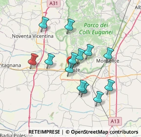 Mappa Via Tono Pietro, 35042 Este PD, Italia (6.20308)