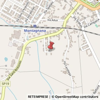Mappa Via della Campanella,  1, 35044 Montagnana, Padova (Veneto)
