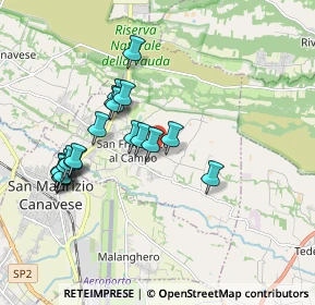 Mappa Via Bruna, 10070 San Francesco Al Campo TO, Italia (1.78)