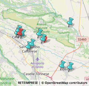 Mappa Via Bruna, 10070 San Francesco Al Campo TO, Italia (4.01091)