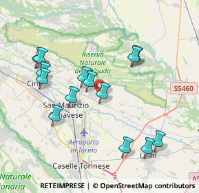 Mappa Via Bruna, 10070 San Francesco Al Campo TO, Italia (3.90143)