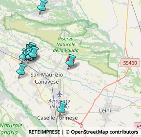 Mappa Via Bruna, 10070 San Francesco Al Campo TO, Italia (4.76154)