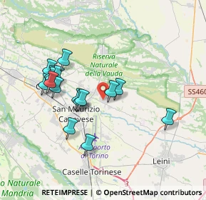 Mappa Via Primo Levi, 10070 San Francesco Al Campo TO, Italia (3.4275)