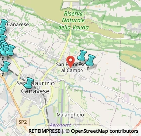 Mappa Via Teppi, 10070 San Francesco Al Campo TO, Italia (3.40385)