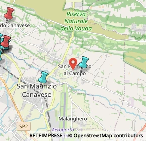 Mappa Via Teppi, 10070 San Francesco Al Campo TO, Italia (3.635)