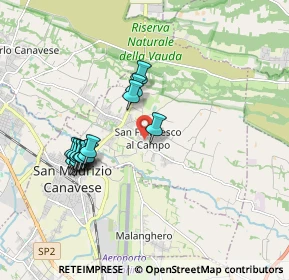 Mappa Via Teppi, 10070 San Francesco Al Campo TO, Italia (1.70357)