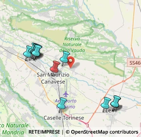 Mappa Via Teppi, 10070 San Francesco Al Campo TO, Italia (4.61857)
