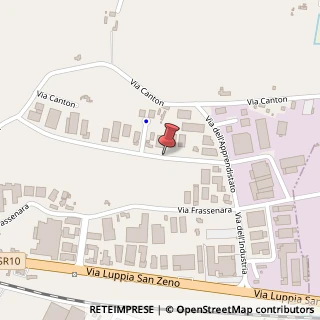 Mappa Via dell' economia 8, 35044 Montagnana, Padova (Veneto)