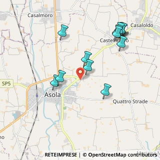 Mappa Via Pieve Cadelora, 46041 Asola MN, Italia (2.18231)